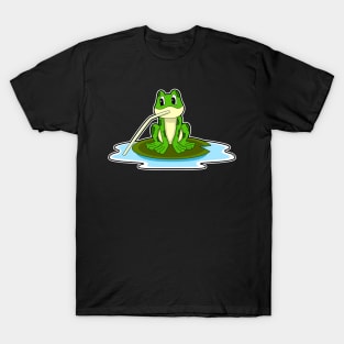 Frog Water Drinking straw T-Shirt